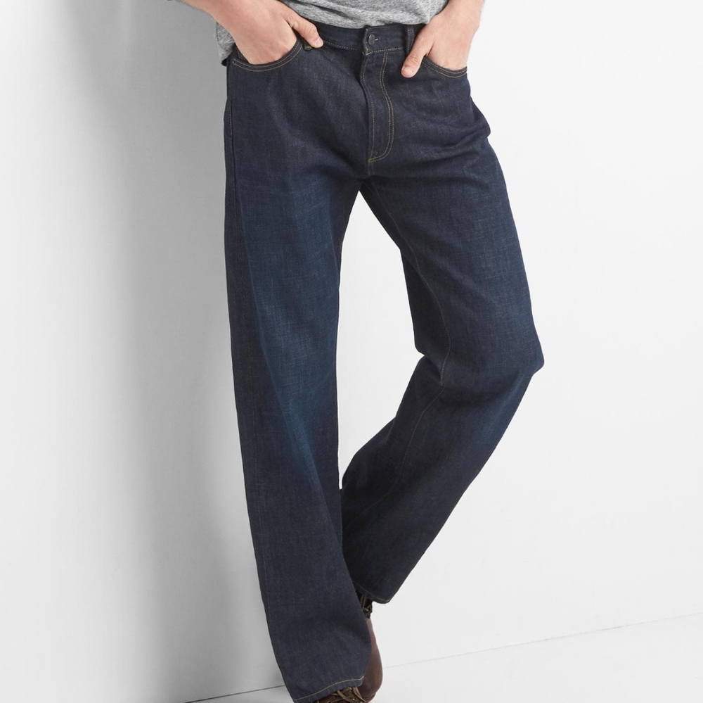Gap jeans size 32x30 standard fit dark indigo